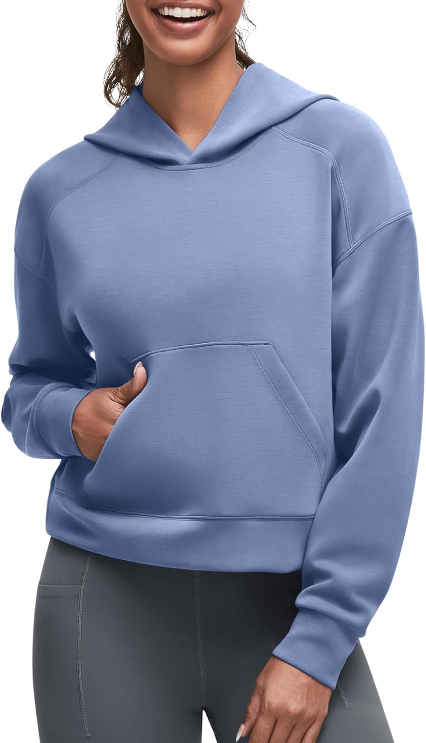 G4Free Smoofit Modal Soft Women's Fashion Hoodies Casual Pullover Long Sleeve Sweatshirts with Kangaroo Pocket - Image 4