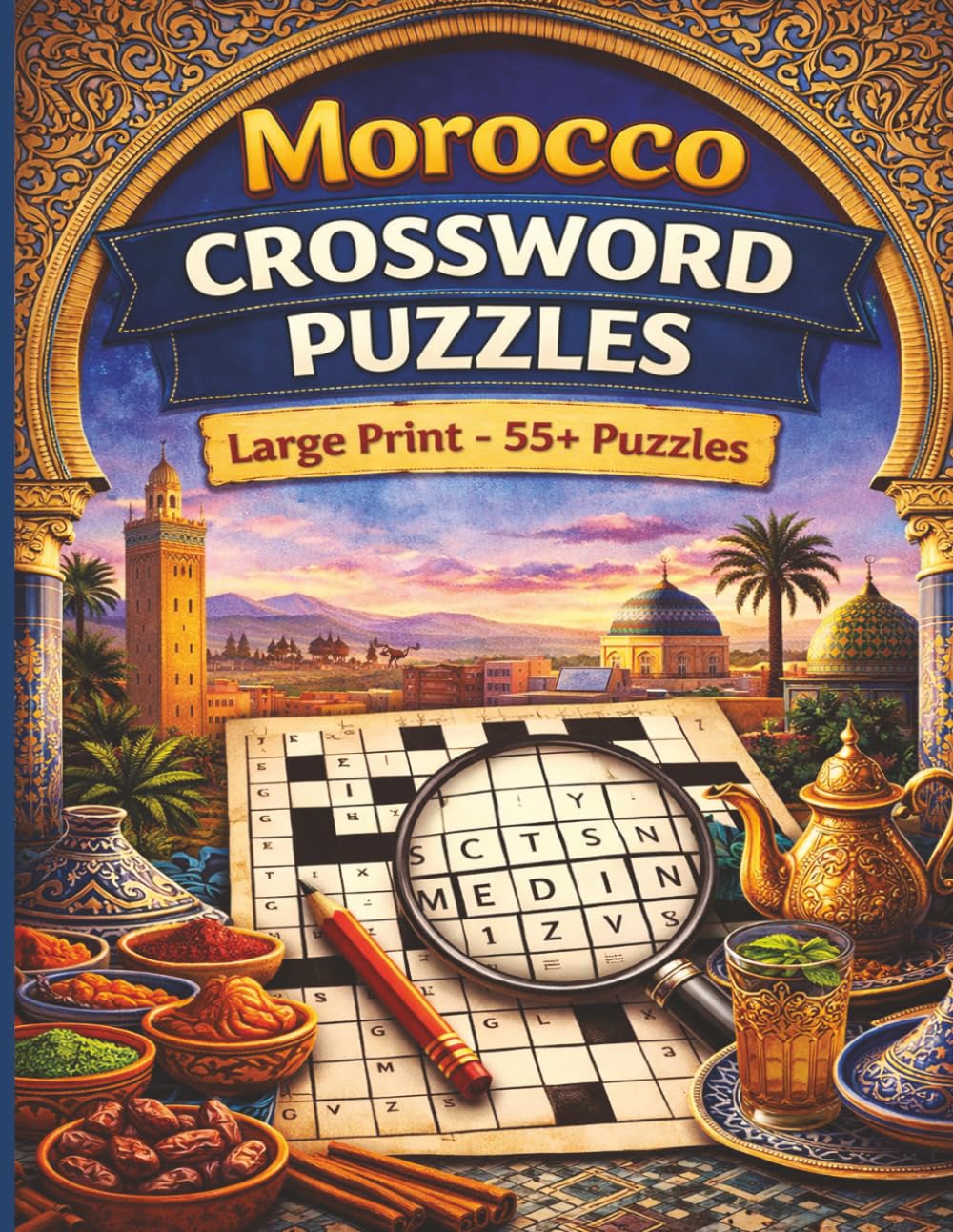 Morocco Crossword Puzzles Large Print