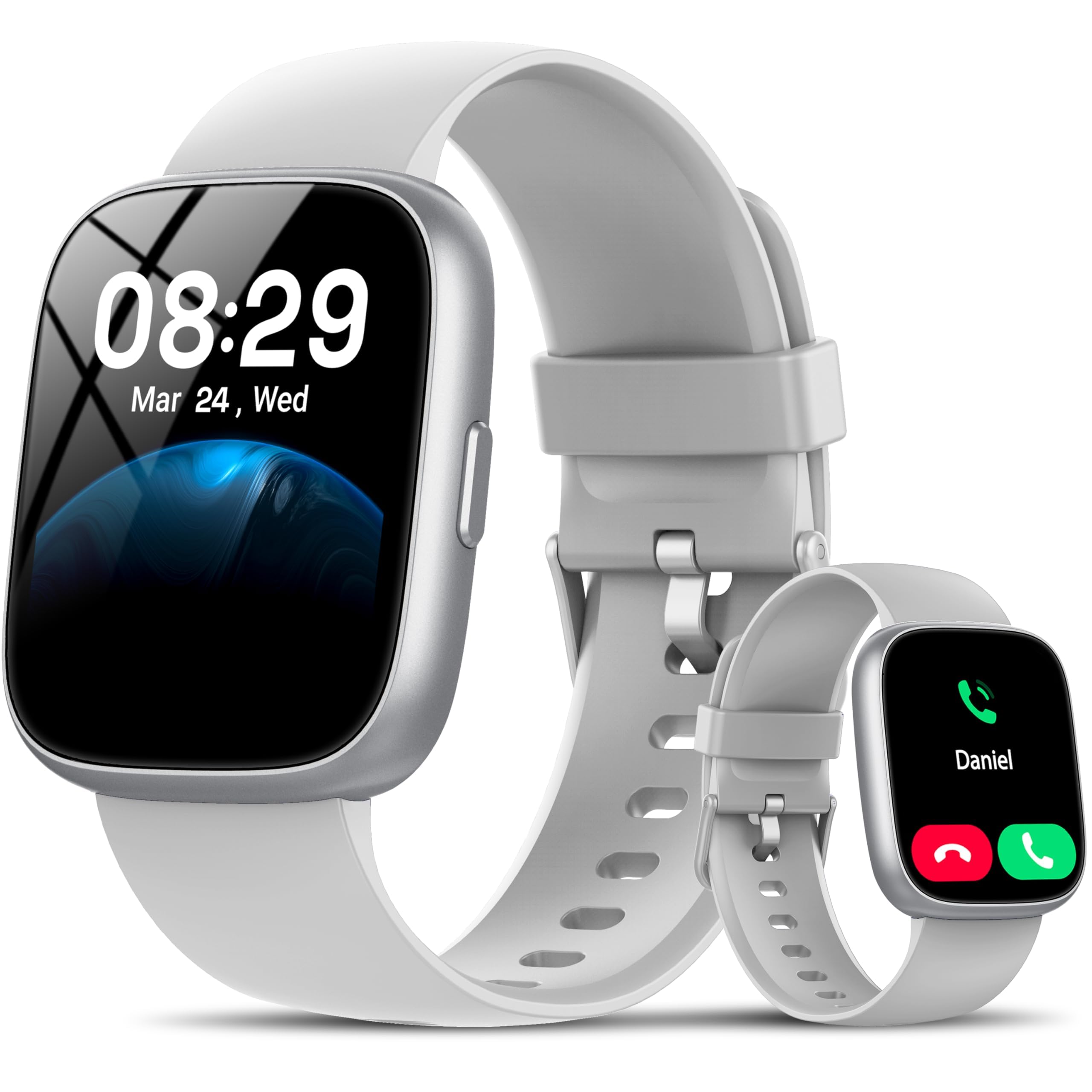 Cillso Smartwatch Herren Damen, 1,46" HD Touch Fitnessuhr