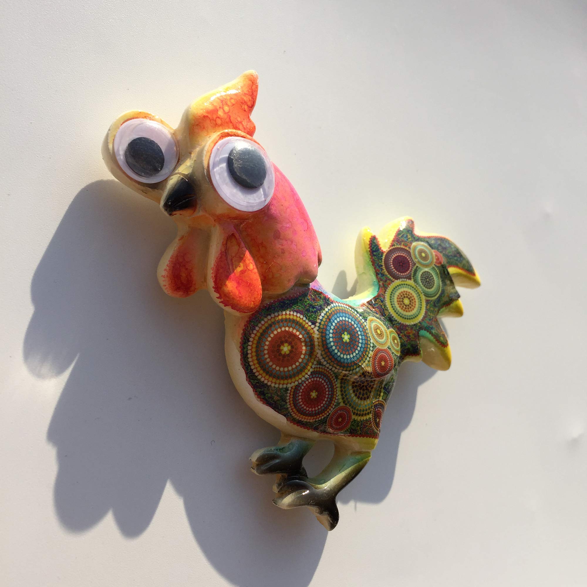 3D Rooster Cock Fridge Magnet Tourist Souvenirs Resin Magnetic Refrigerator Magnet Home & Kitchen Decoration Collection Gift - Image 3