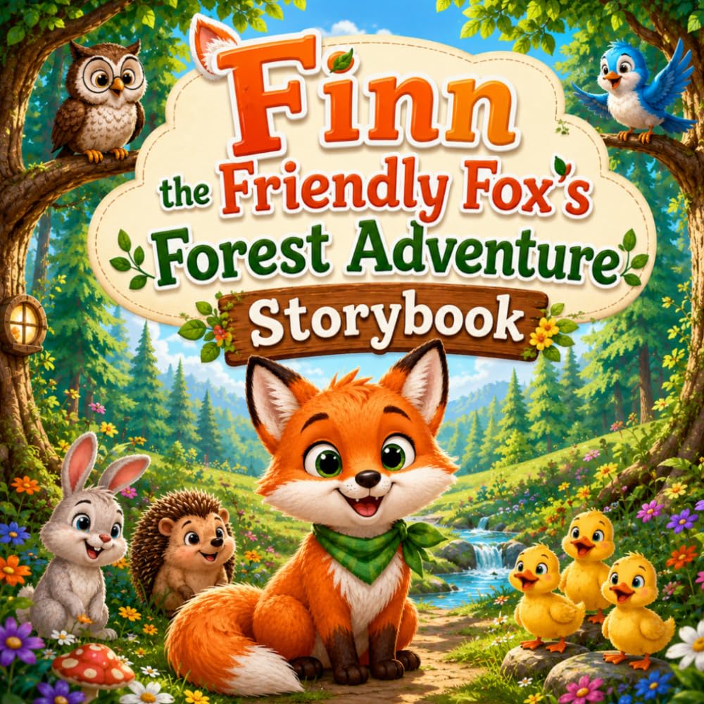 Finn the Friendly Fox's Forest Adventure: Cute Storybook