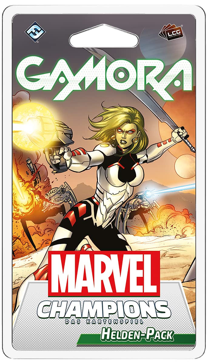 Fantasy Flight Games, Marvel Champions: LCG - Gamora, Hero Expansion, Expert Game, Card Game, 1-4 Players, From 14+ Years, 60+ Minutes, German