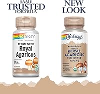 Vista 2 de SOLARAY Setas Fermentadas Royal Agaricus 500 mg 60 cápsulas vegetales
