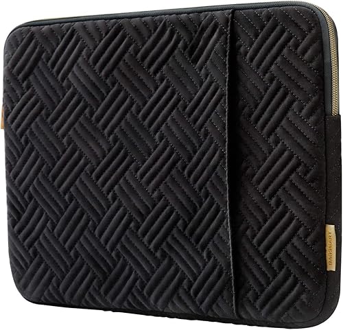 Miniatura 9 de BAGSMART Funda para laptop compatible con MacBook AirPro, portátil de 13-13.3 pulgadas, Pro de 14 pulgadas, bolsa de accesorios Air M2 13, color rosa