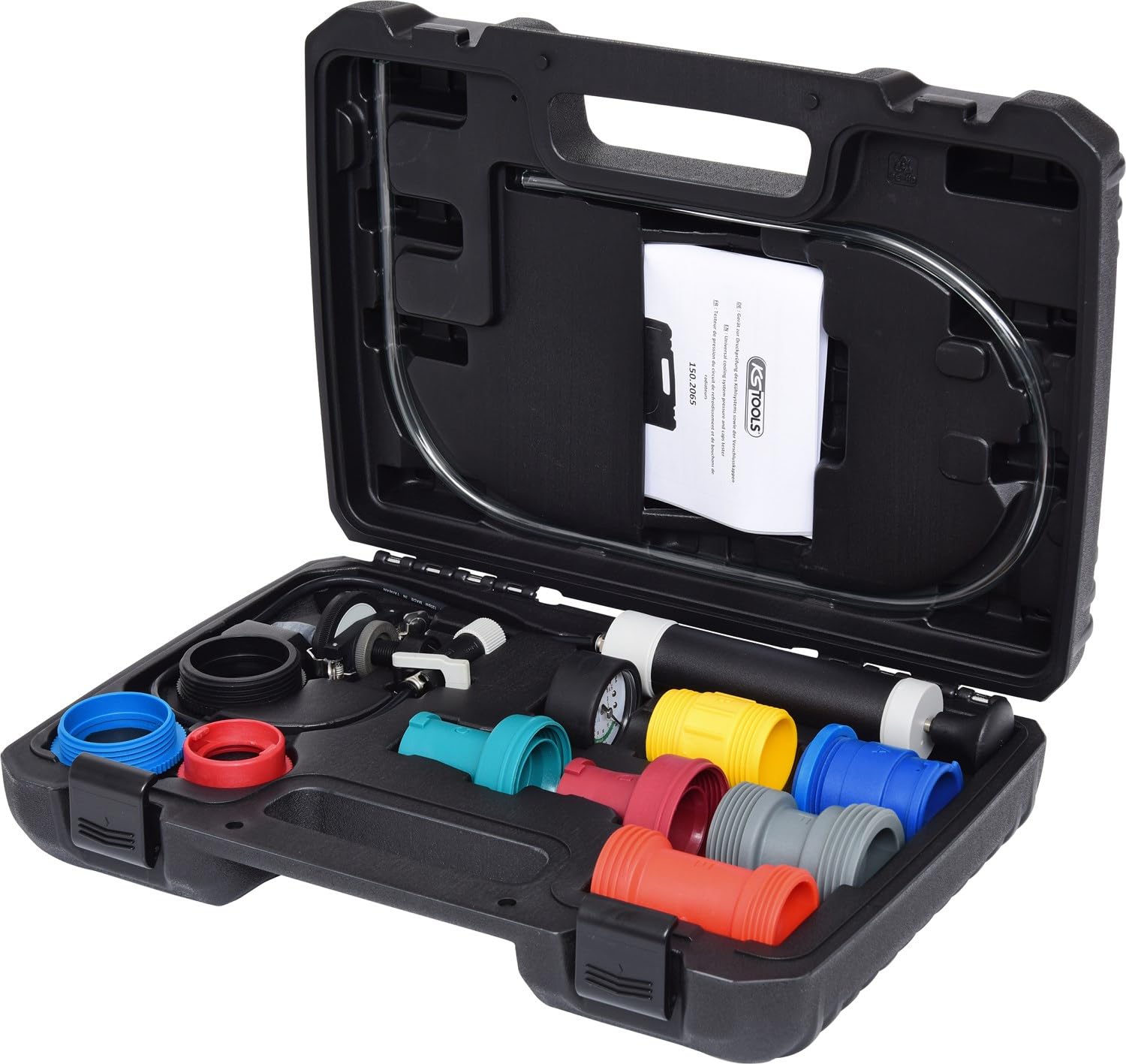 KS Tools 150.2065 Serie c.tester p.impianto di raffreddamento,12pz
