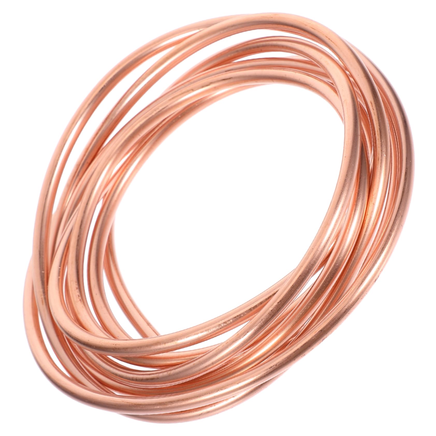 SOLUSTRE 4 Bobinas De Cobre Para Refrigeración De Alta Resistencia Para Aires Acondicionados Fáciles De Doblar Y Almacenar.