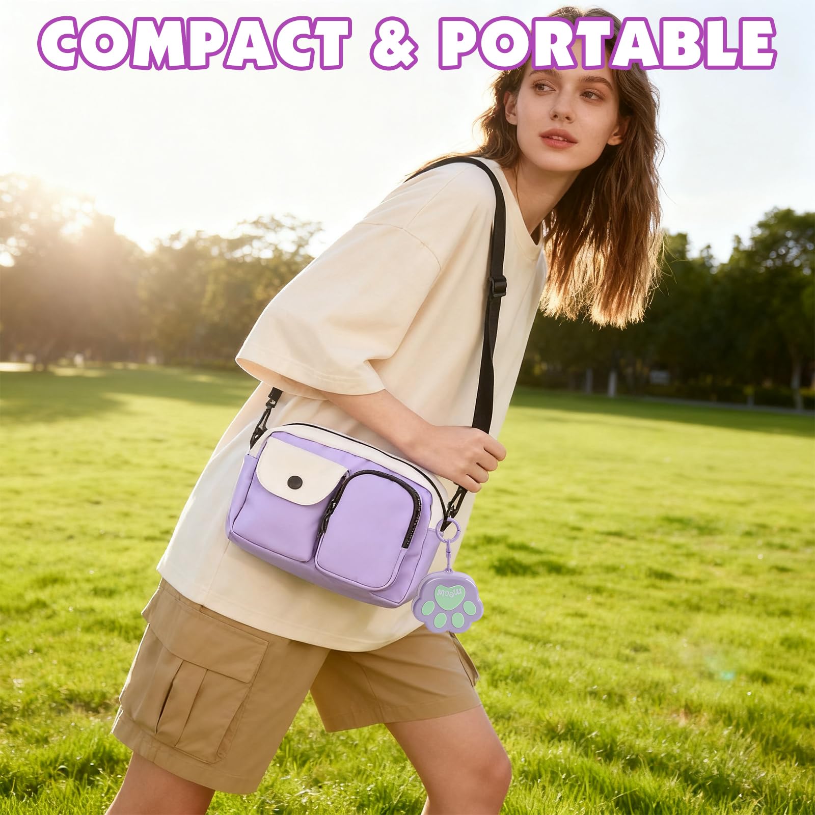 Mini zestaw do malowania akwarelowego, kieszonkowy zestaw podróżny wszystko w jednym, 12 kolorów, torba crossbody, dziennik akwarelowy 300 g/m², składany kubek na wodę, gąbka, metalowy klips i