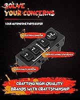 Vista 2 de CCIYU Interruptor selector de caja de transferencia 4X4 compatible con Hummer H2 2003-2007 Reemplaza 19259310, interruptor del controlador de rueda