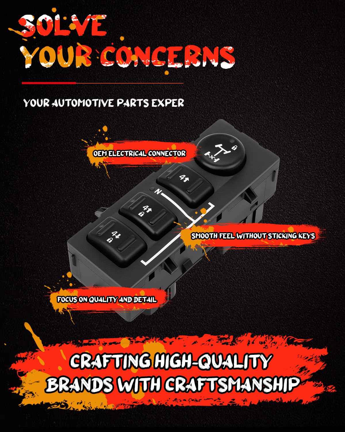 Amazon.com: cciyu 4X4 Transfer Case Selector Switch Compatible for