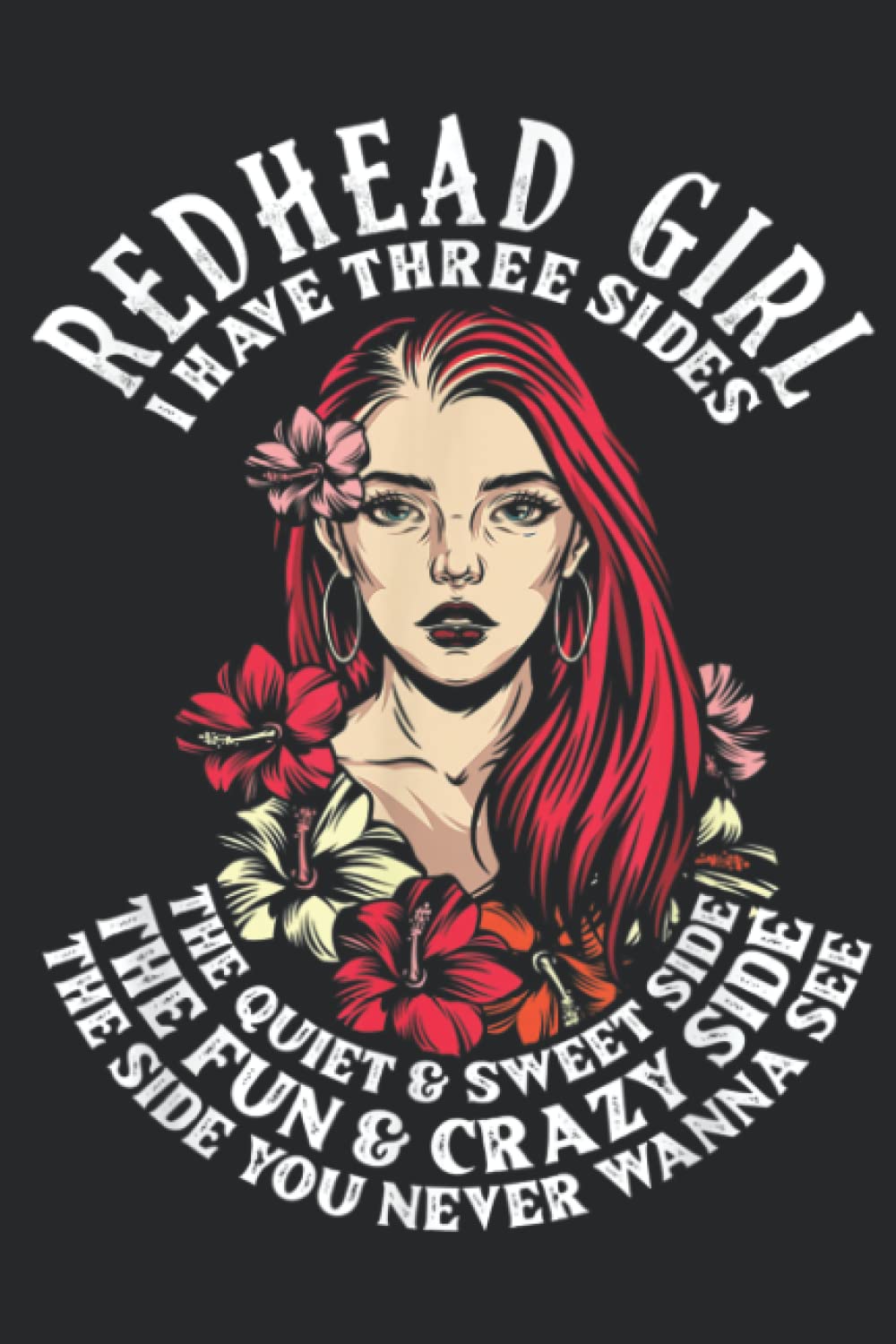 Funny Redhead Ginger Girl Red Haired Redheads Woman Gift Quote: Daily Planner Notepad To Do Schedule, Medium 6x9 Inches, 110 Pages, Printed Cover