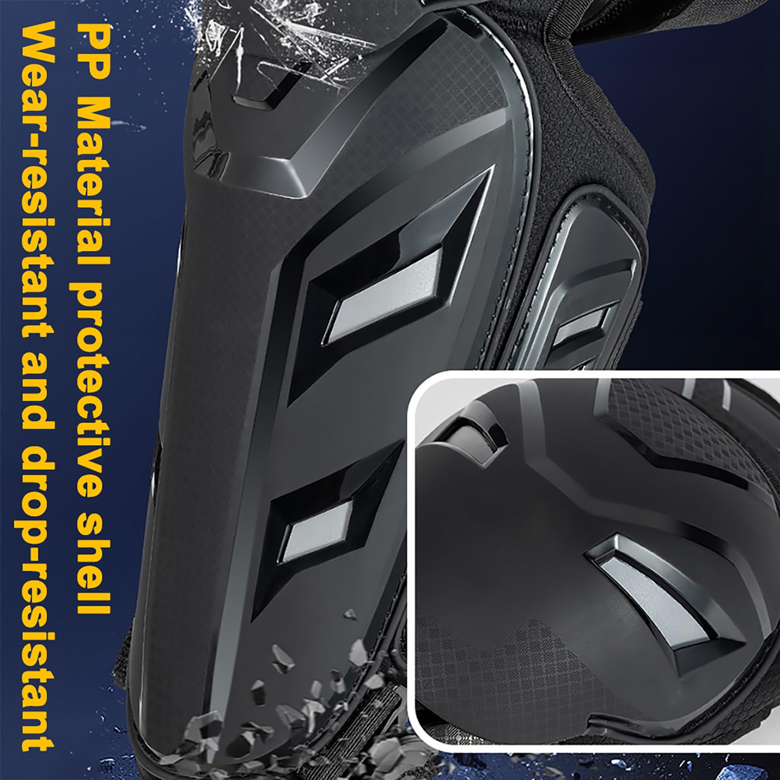 ARMAAN Protezioni Motocross, Ginocchiere E Gomitiere Per Moto Fuoristrada Struttura A Guscio Separato, Imbottitura In Schiuma Morbida, Vestibilità Elastica Per Moto E MTB