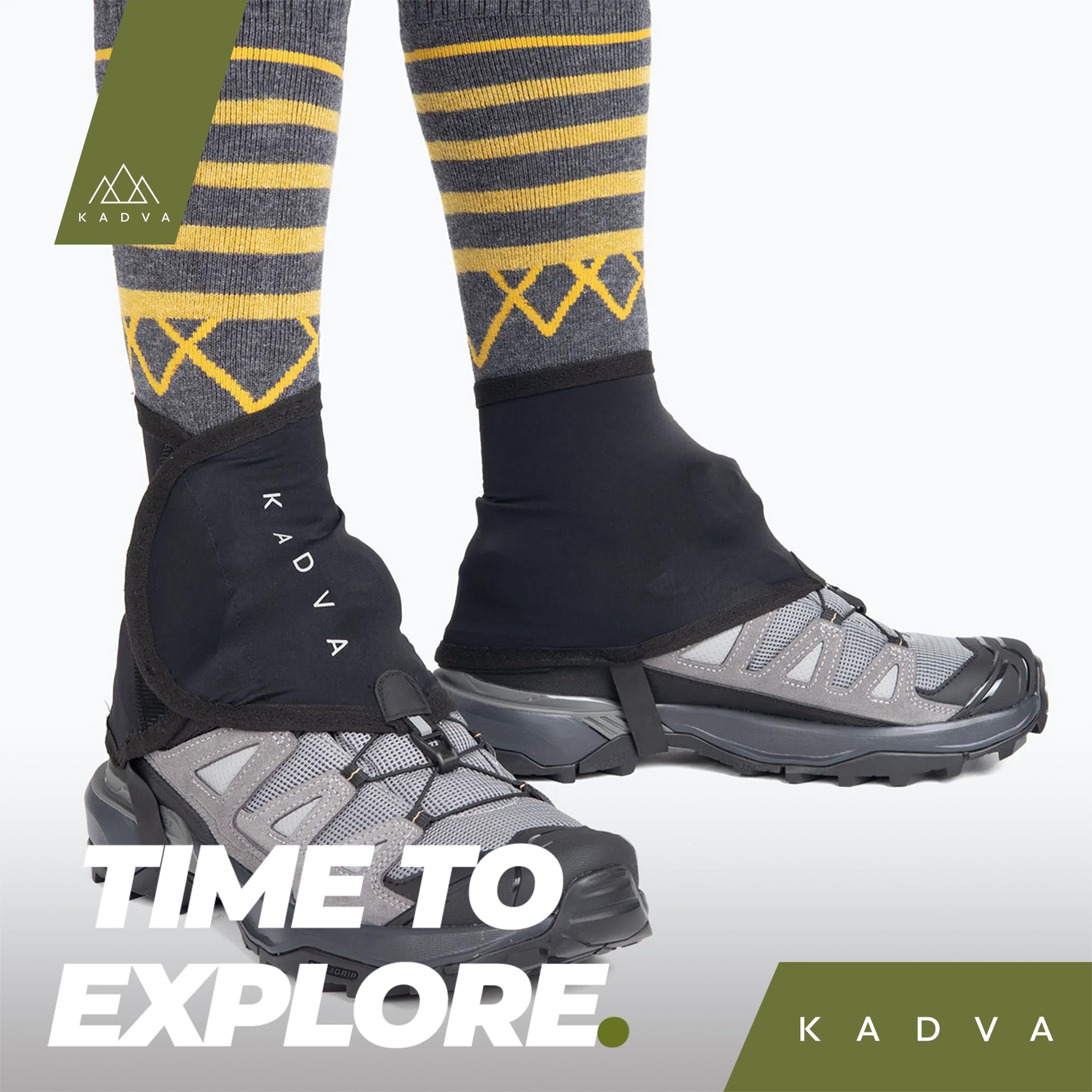 KADVA Nego Polainas de Nieve Adultos Unisex Negro Talla única