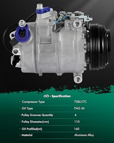 Miniatura 218 de SCITOO CO 10739C - Compresor de CA compatible con Honda Element 2.4L 2003 2004 2005 2006 2007 2008 2009 2010 2011