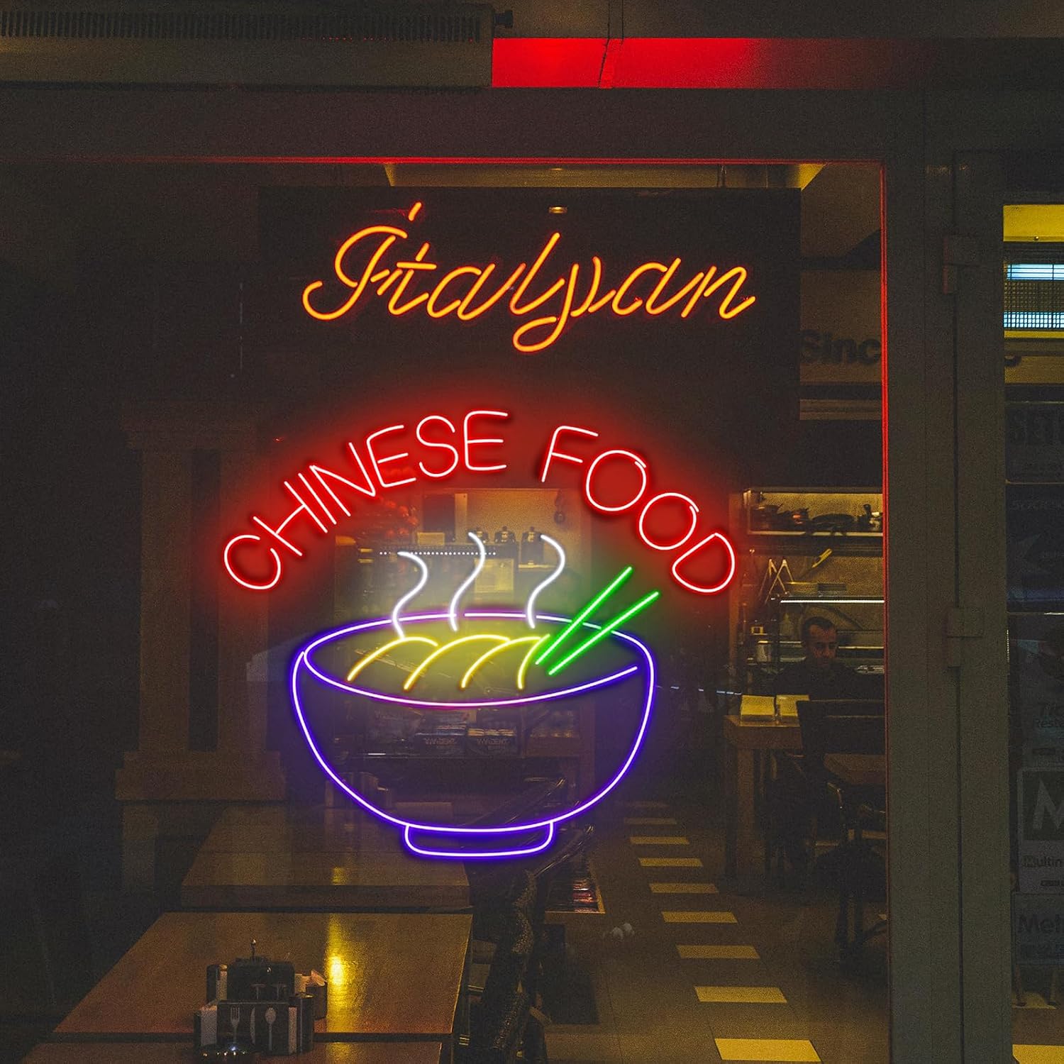 Taste Of Vietnam Pho Noodle Neon Sign LED Led Lights Custom Neon Light Up Signs Business Wall Decor for Vietnam Restaurant Decor, Party, Bar, Man Cave 20inch