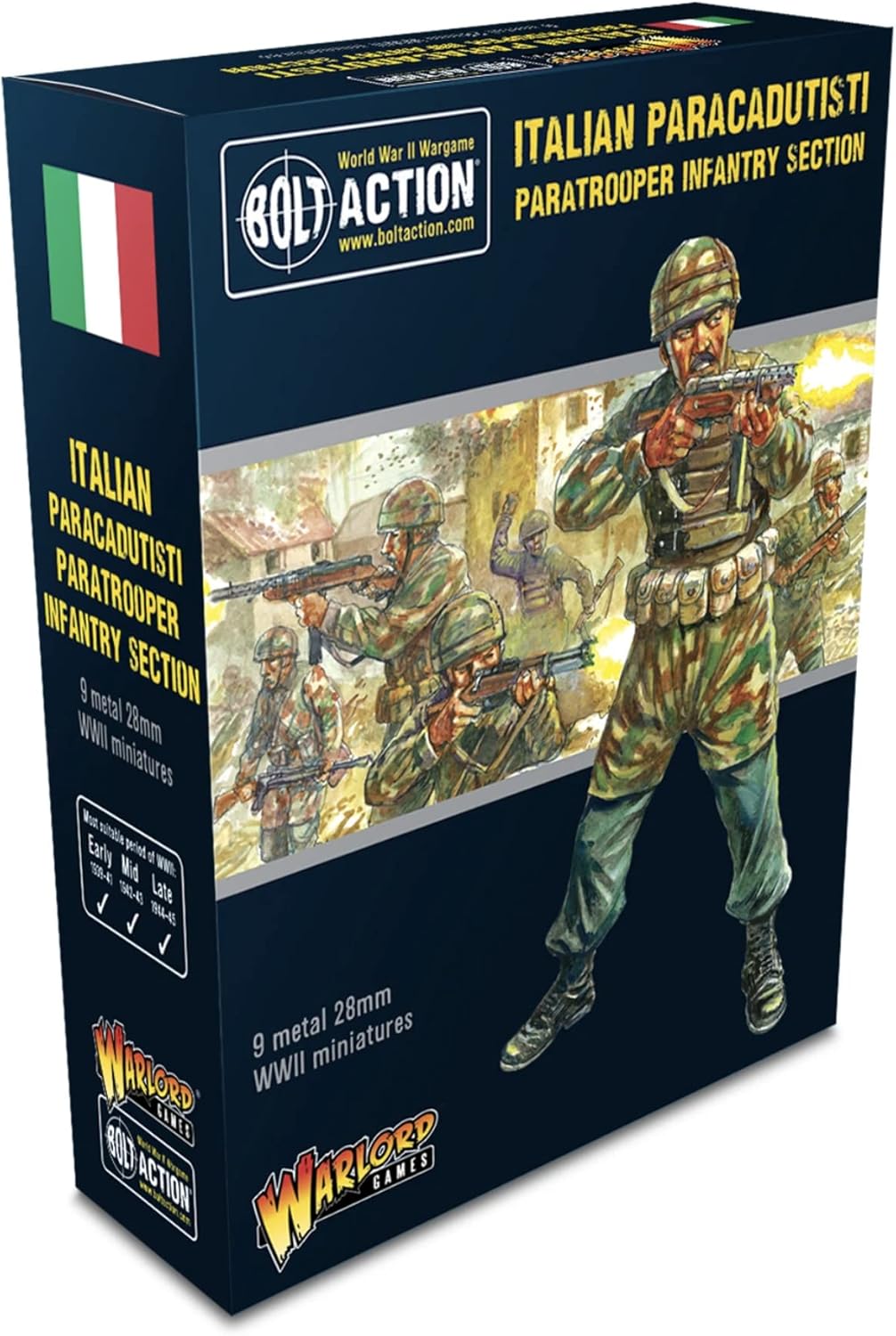 Italian Paracadutisti - paratroopers infantry section ...