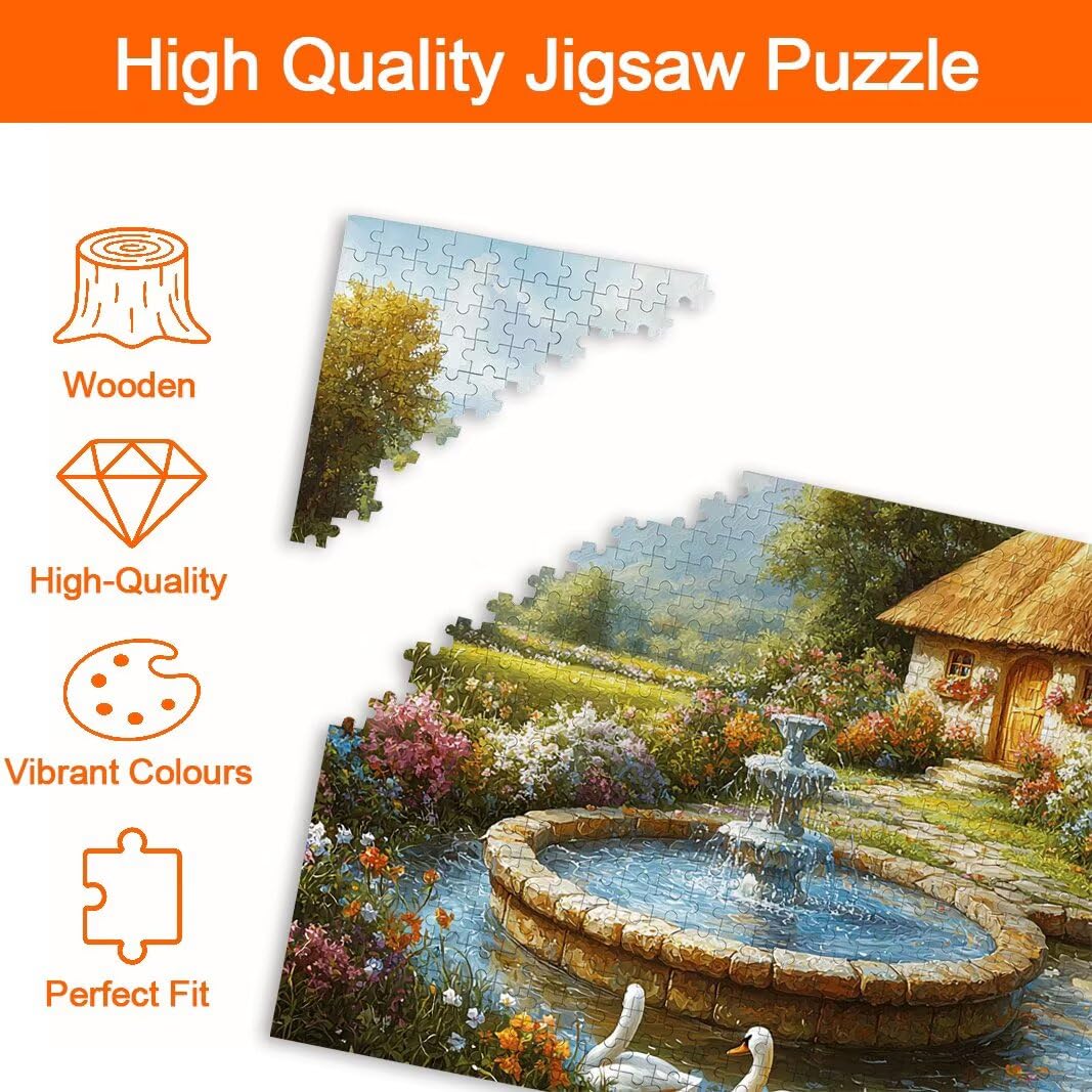 Puzzle 2000 Pezzi, Puzzle Giardino, Misura: 100x71cm, Regalo Donna -8719
