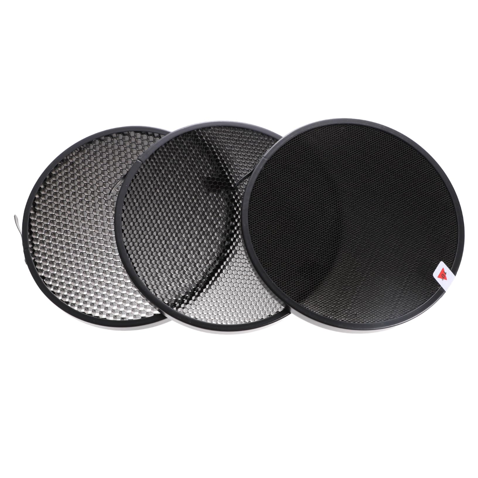 HOMSFOU Rejilla de Panal para Reflector de Flash Liberación Rápida, Aleación de Aluminio, Emisión Precisa de Haz, Accesorio Adecuado para Fotografía de Estudio Profesional
