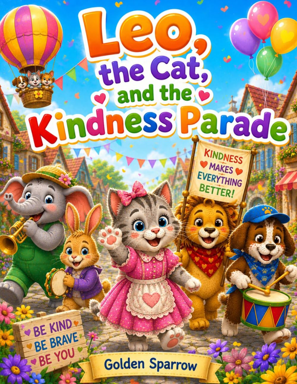 Leo, the Cat, and the Kindness Parade: A Heartwarming Story About Helping Others, Friendship, and Courage