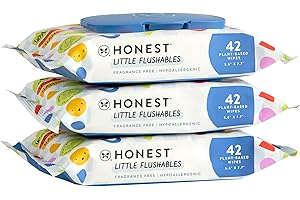 Plant-Based, Flushable Water Wipes for Seamless Potty Training