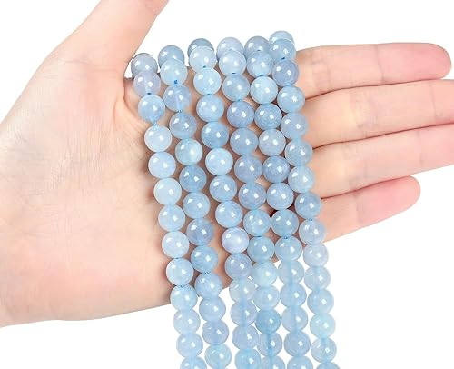 Miniatura 3 de LAIDANLA Cuentas de piedra natural de 0.236 pulgadas (0.236 in) redondas y sueltas, cuentas de piedra preciosa para manualidades, pulseras,