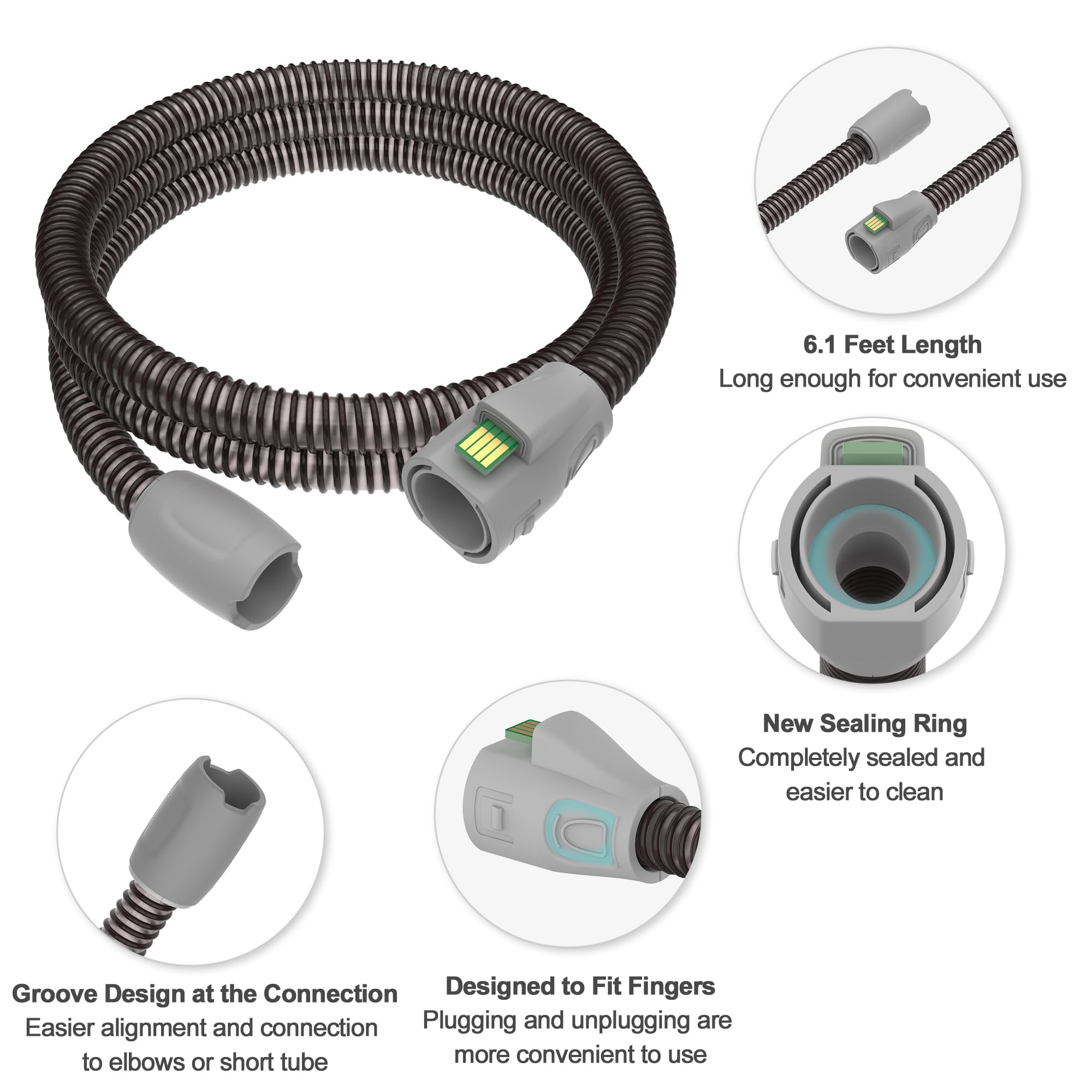 Climate Line Air Tubing for S11, Tube Chauffant Compatible avec Airsense S11, Accessoires CPAP de Haute Qualité de BlessEase