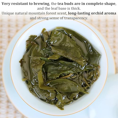 Miniatura 5 de XIXICHA Dayuling Oolong Tea Mountain Tea 5.29oz (150g) Té nuevo de primavera Té Oolong hoja suelta Taiwán Té cultivado de alta montaña Té Oolong de