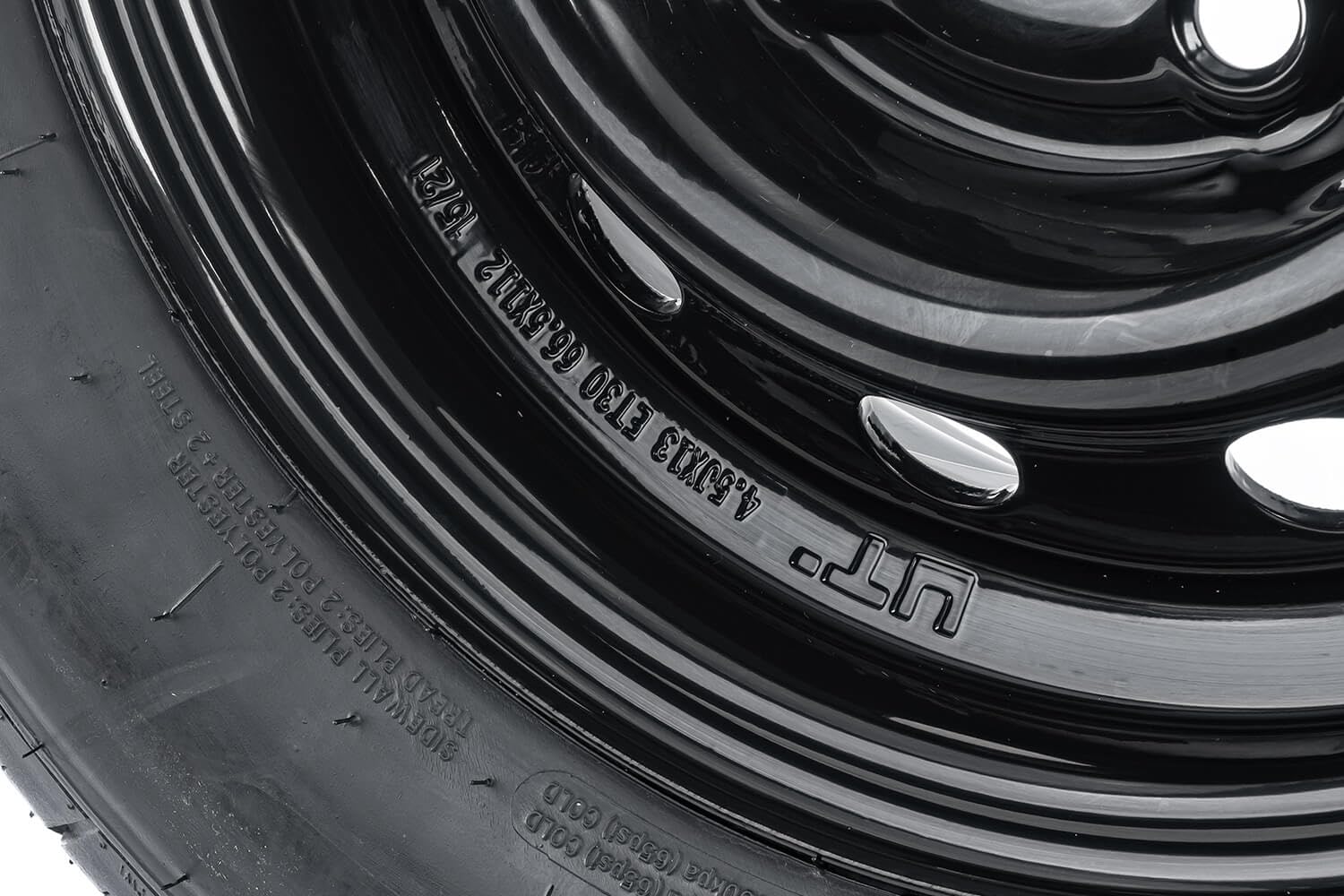 UNITRAILER LINGLONG Rimorchio rinforzato Ruota 165/80 R13C Nero