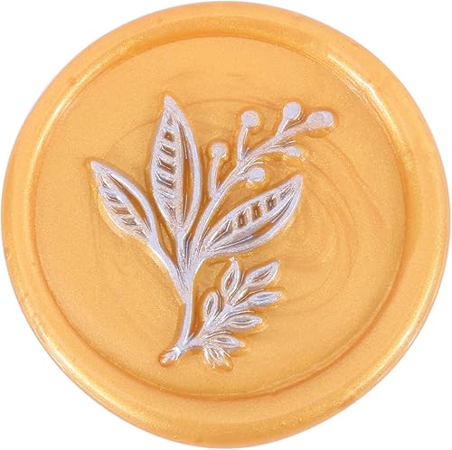 Miniatura 3 de Yoption Sello de cera de reloj de rosa, sello de cera de sellado vintage, cabeza de latón y empuñadura de madera para boda, Navidad, invitaciones,