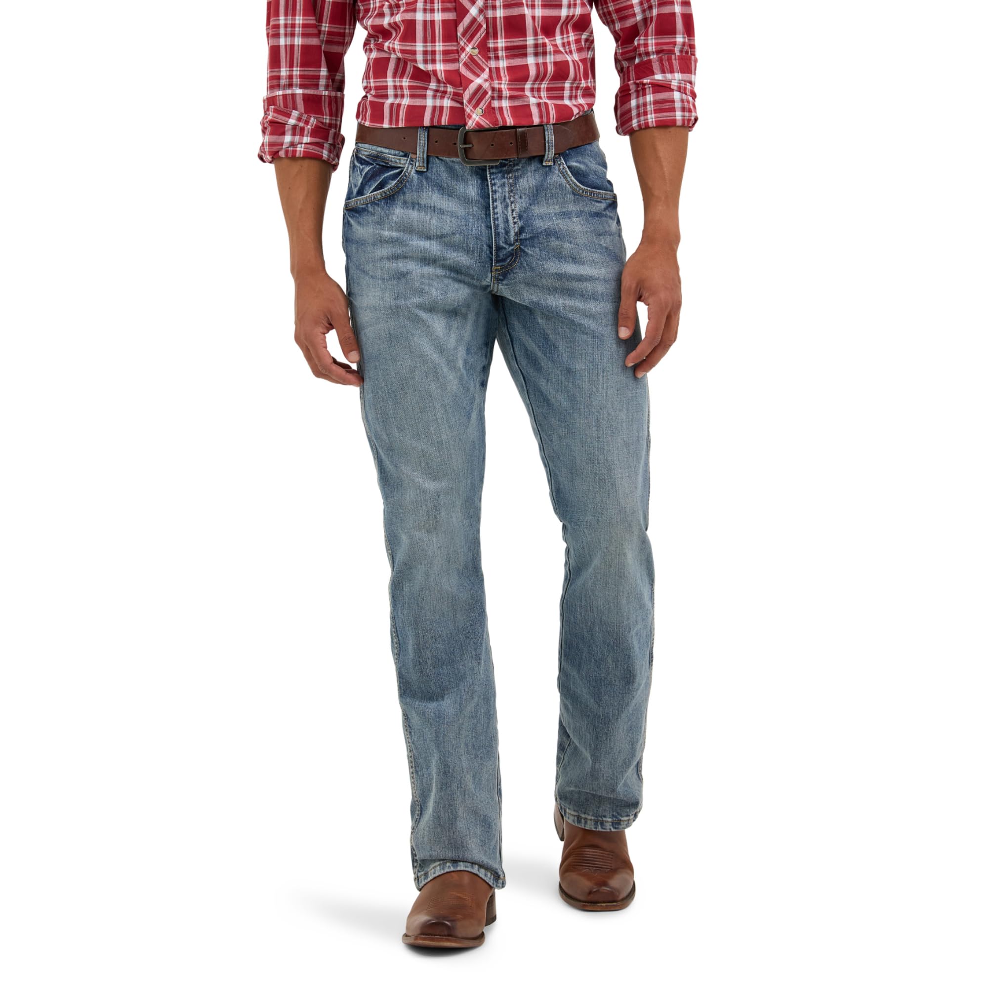 Wrangler mens Retro Slim Fit Boot Cut Jean Jeans