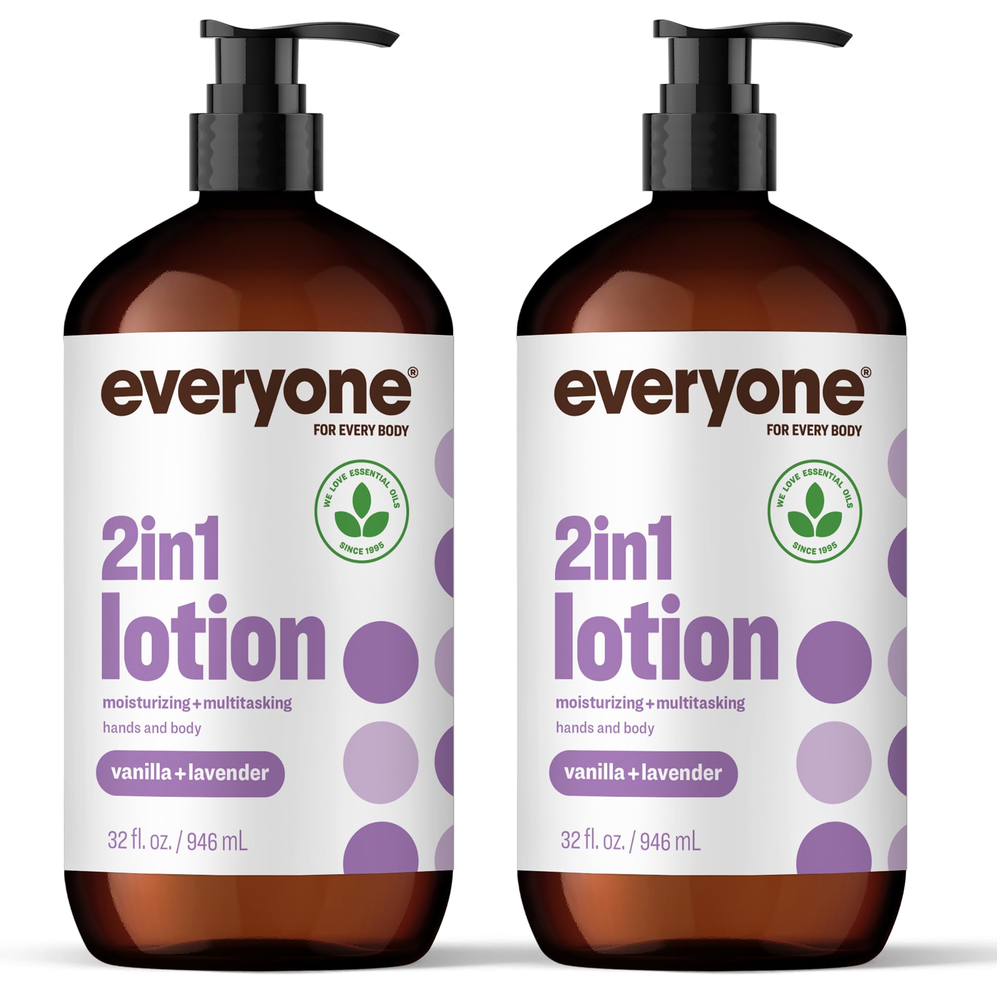 Photo 1 of Everyone 2-in-1 Hand & Body Lotion, Vanilla Lavender, 32 oz 2-Pack