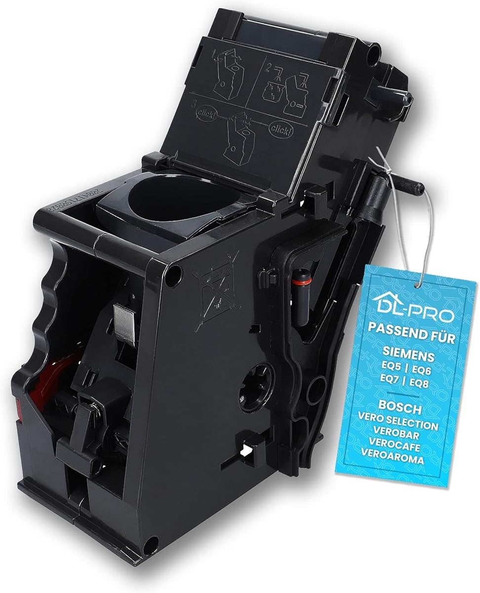 DL-pro Brühgruppe Brüheinheit schwarz passend für Siemens Bosch 11014117 11009614 EQ5 EQ6 EQ7 EQ8 Kaffeemaschine