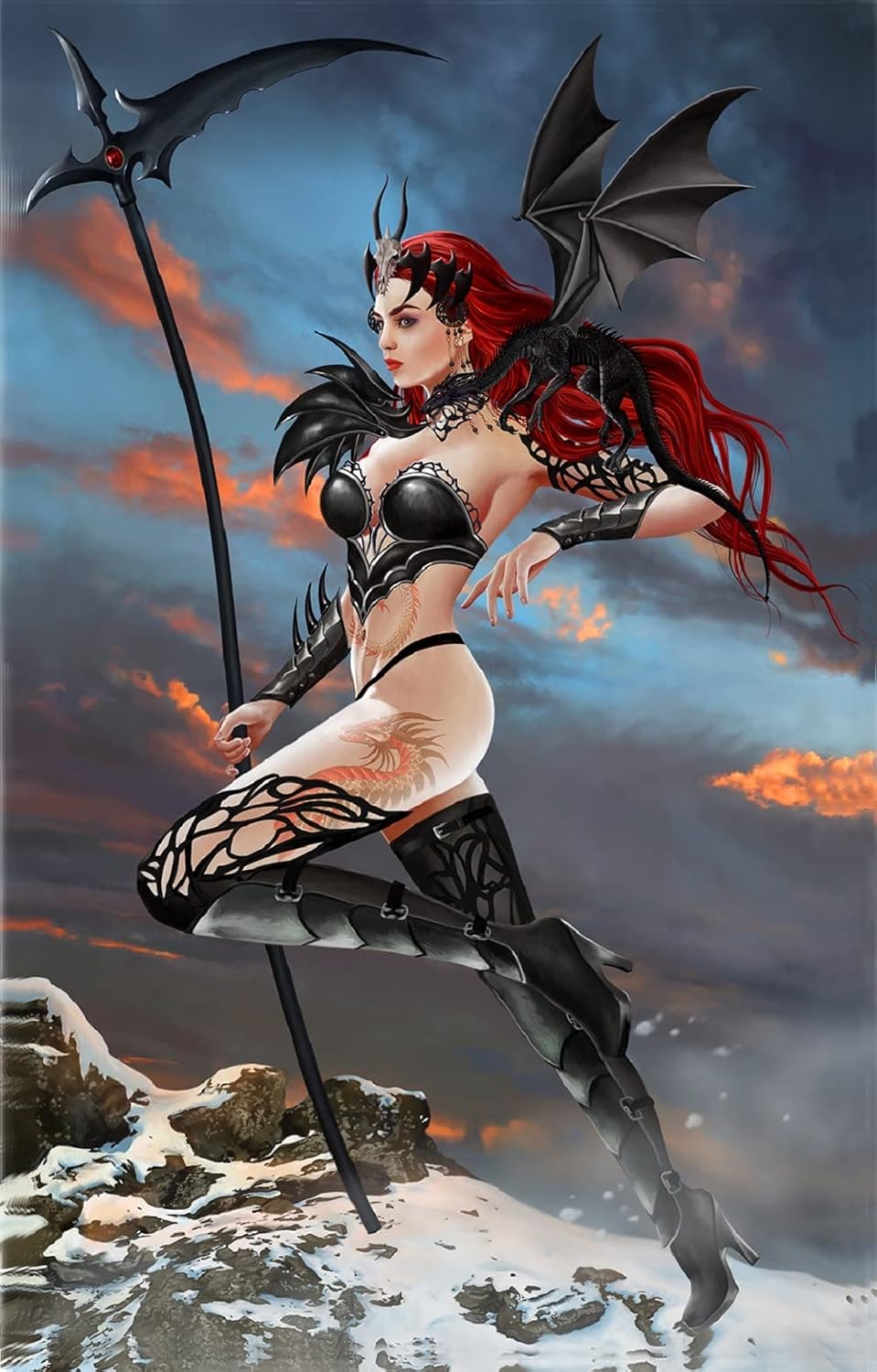 SUNSOUT INC - Queen of Bones - 1000 pc Jigsaw Puzzle by Artist: Nene Thomas - Finished Size 19" x 30" - MPN# 67722