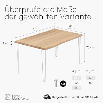 LAMO Manufacture Desk Computer Table Dining Room Table Kitchen Table Customisable
