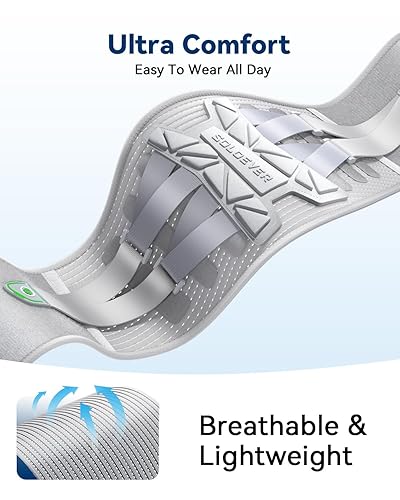 Miniatura 4 de Soporte de espalda de grado médico para aliviar el dolor de espalda baja soporte de grupo muscular biónico Soporte de espalda ultra transpirable con