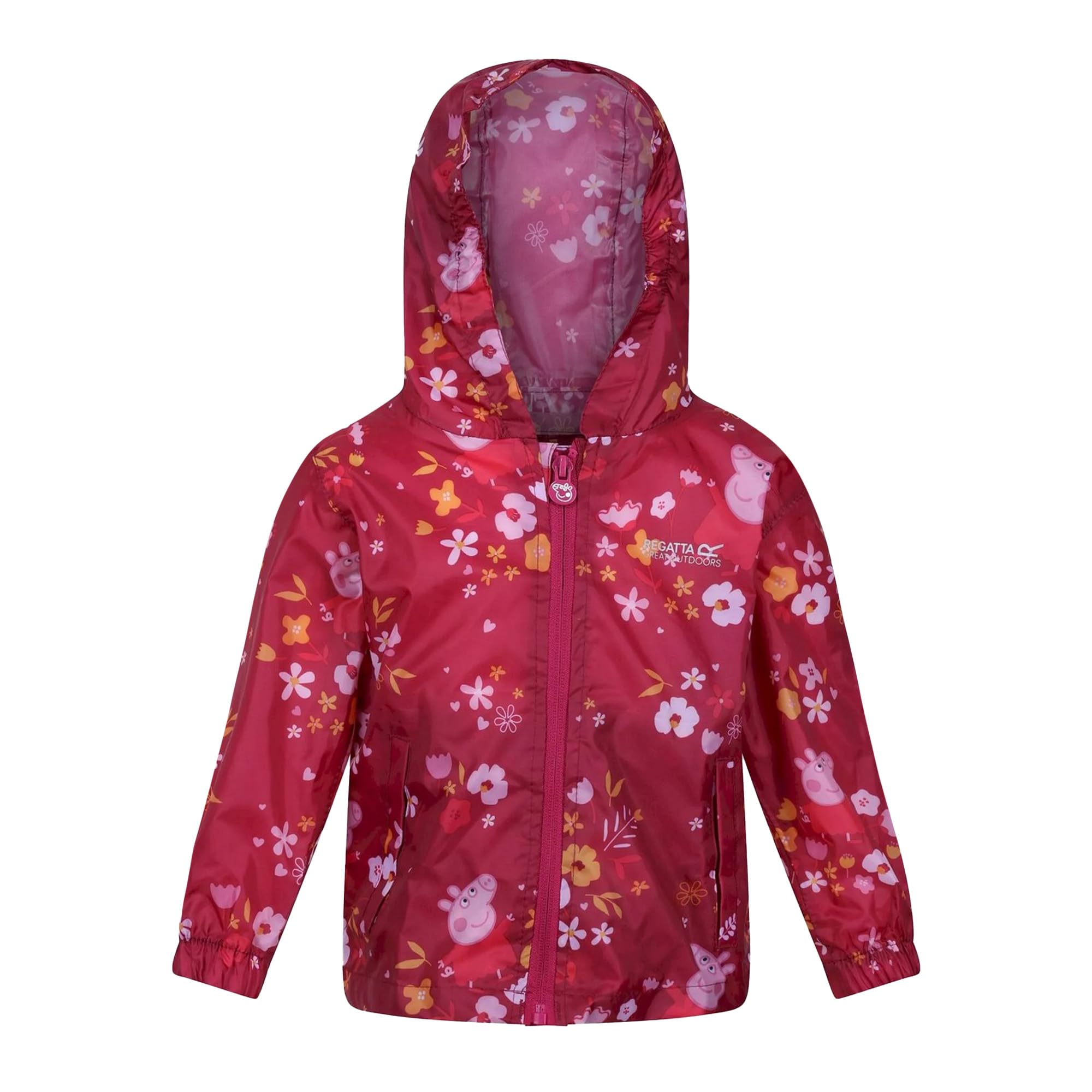 Regatta Boys & Girls Unisex Peppa Pig Pack It Waterproof Shell Jacket