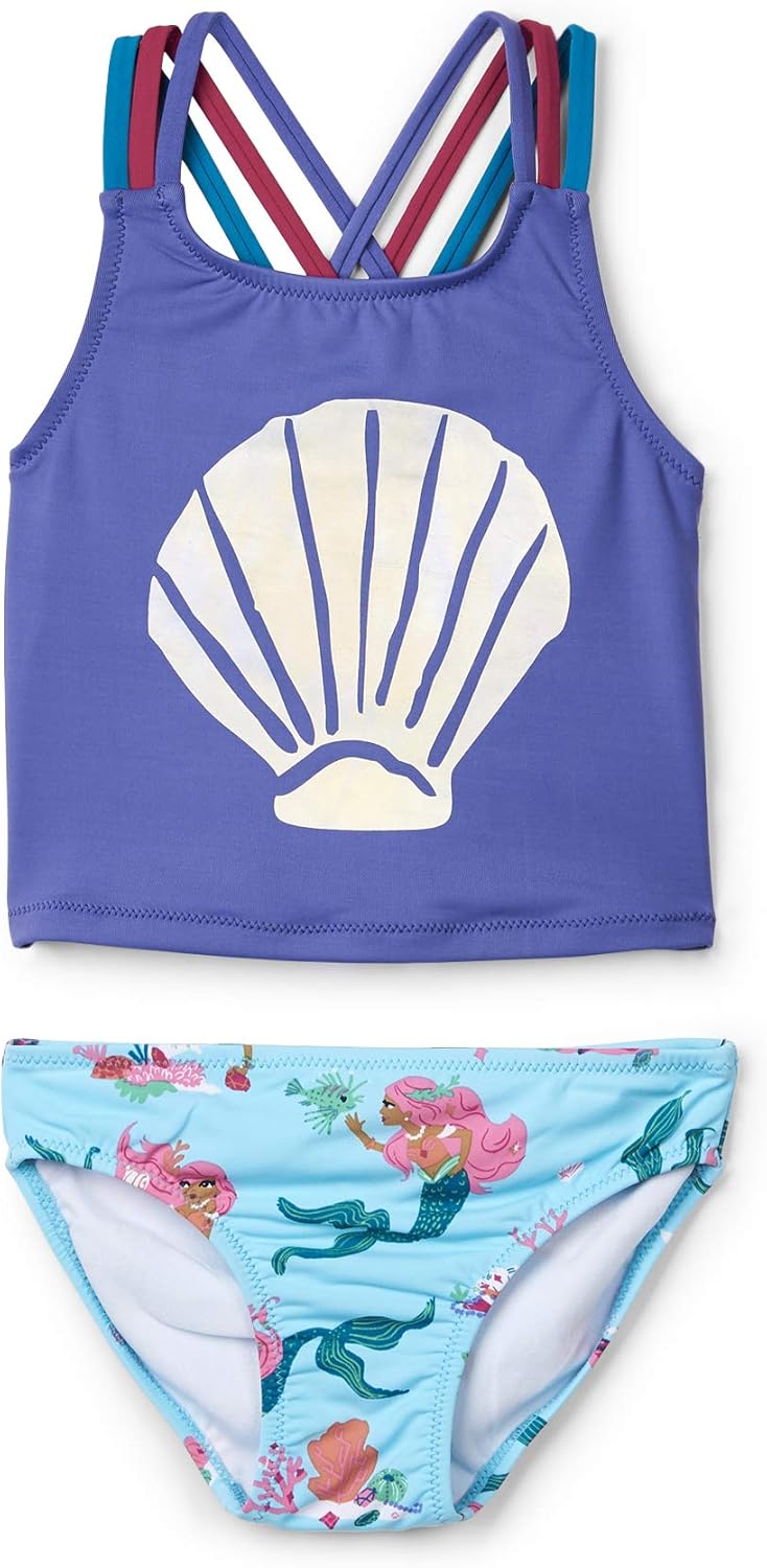 Hatley Girls' Sporty Tankini Set
