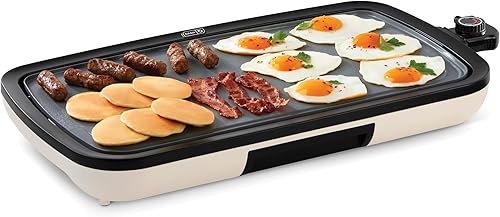 DASH Plancha eléctrica de cerámica diaria para panqueques, hamburguesas, quesadillas, huevos y otros para llevar desayuno, almuerzo y aperitivos con