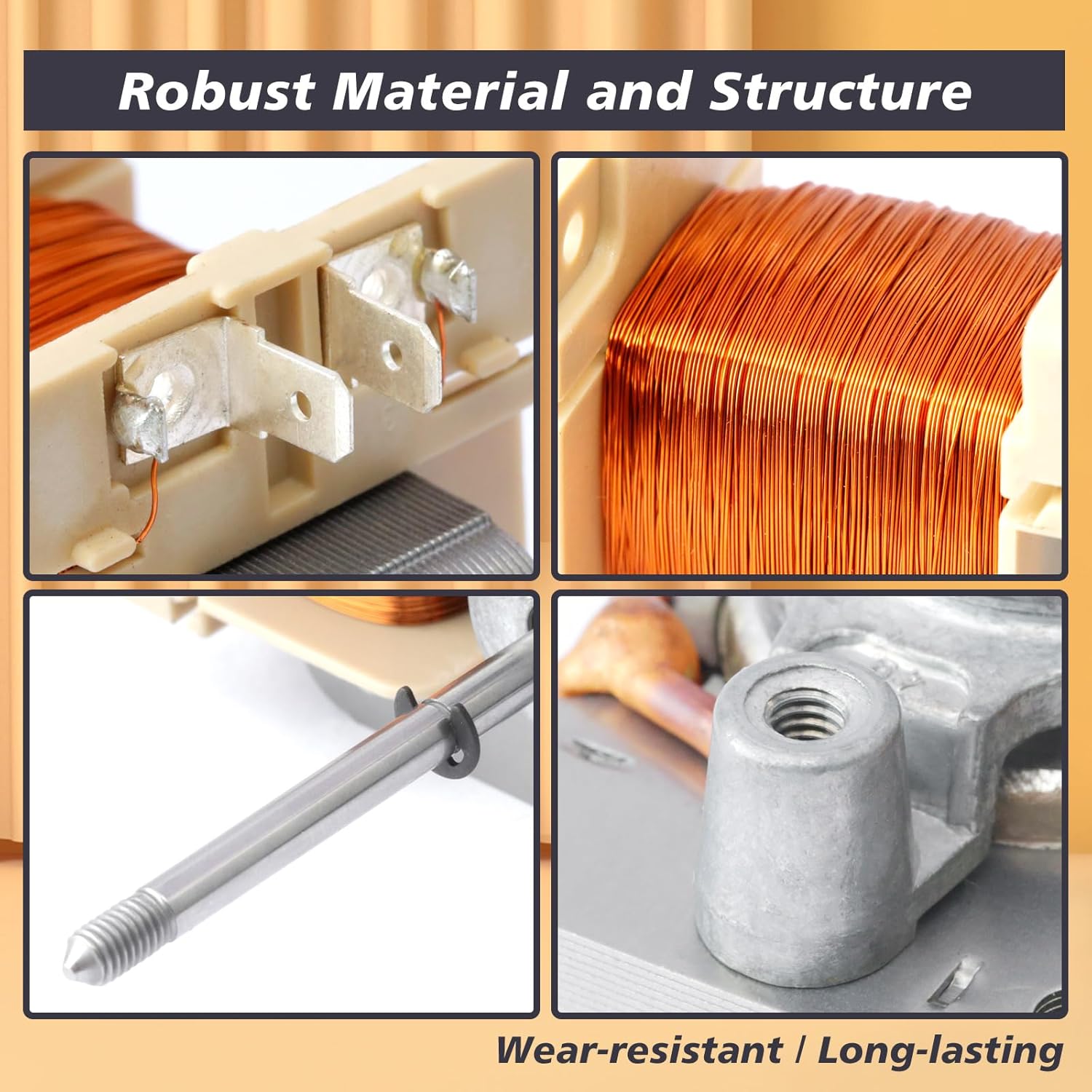 EAU61865302 Range Convection Fan Motor Compatible with LG Stove Oven, Replace AP6235453 PS12080212 120V 0.32A 3000 RPM