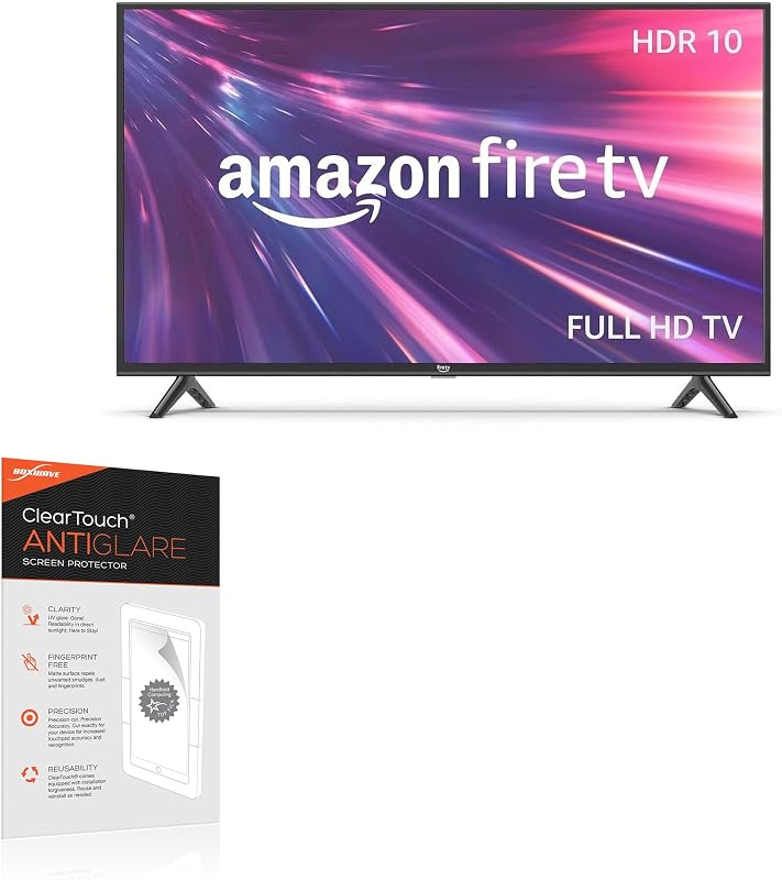 BoxWave Screen Protector Compatible with Amazon Fire TV 2 Series (32 in) - ClearTouch Anti-Glare (2-Pack), Anti-Fingerprint Matte Film Skin