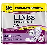 Lines Specialist Lady Mini Plus, Assorbenti per Incontinenza Donna