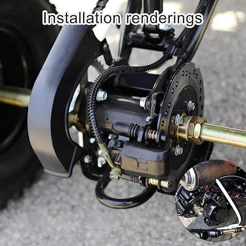 Miniatura 6 de GOOFIT Pastillas de freno de motocicleta de repuesto para 125cc 150cc ATV Dirt Pit Bike Go Kart Quad Bikes Dune Buggy 4 ruedas