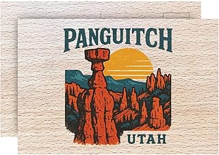 R and R Imports Panguitch Utah Full Color Vintage Design 4 x 6 Souvenir Wood Postcard