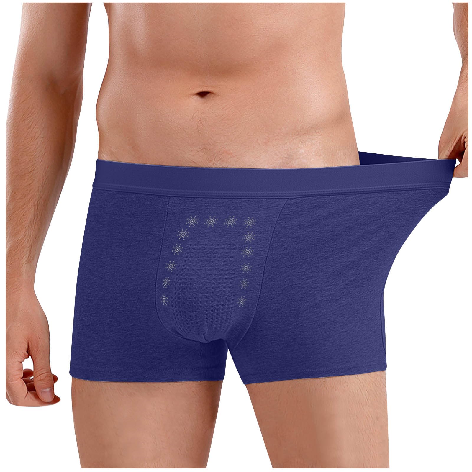 Cambkatl Mens Boxer Briefs Big Tall Every Day Soft Cotton Comfort Stretch Moisture-Wicking Underwear L-8XL