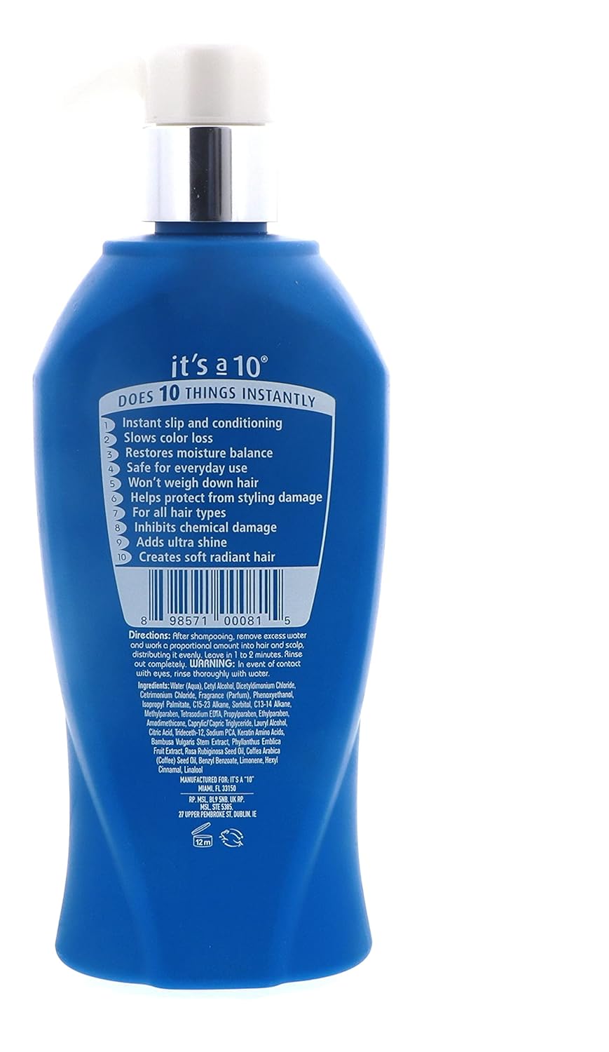 It's a 10 Haircare Potion Miracle Repair Conditioner, 10 fl. oz. (Pack of 2)