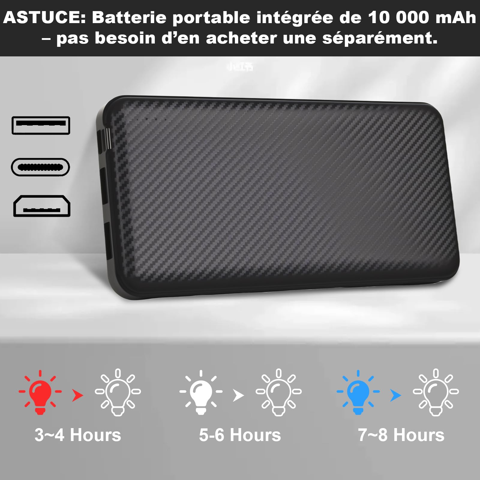 Gilet chauffant, veste chauffante avec batterie externe, gilet chauffant intelligent à double contrôle, gilet chauffant d'extérieur et d'hiver
