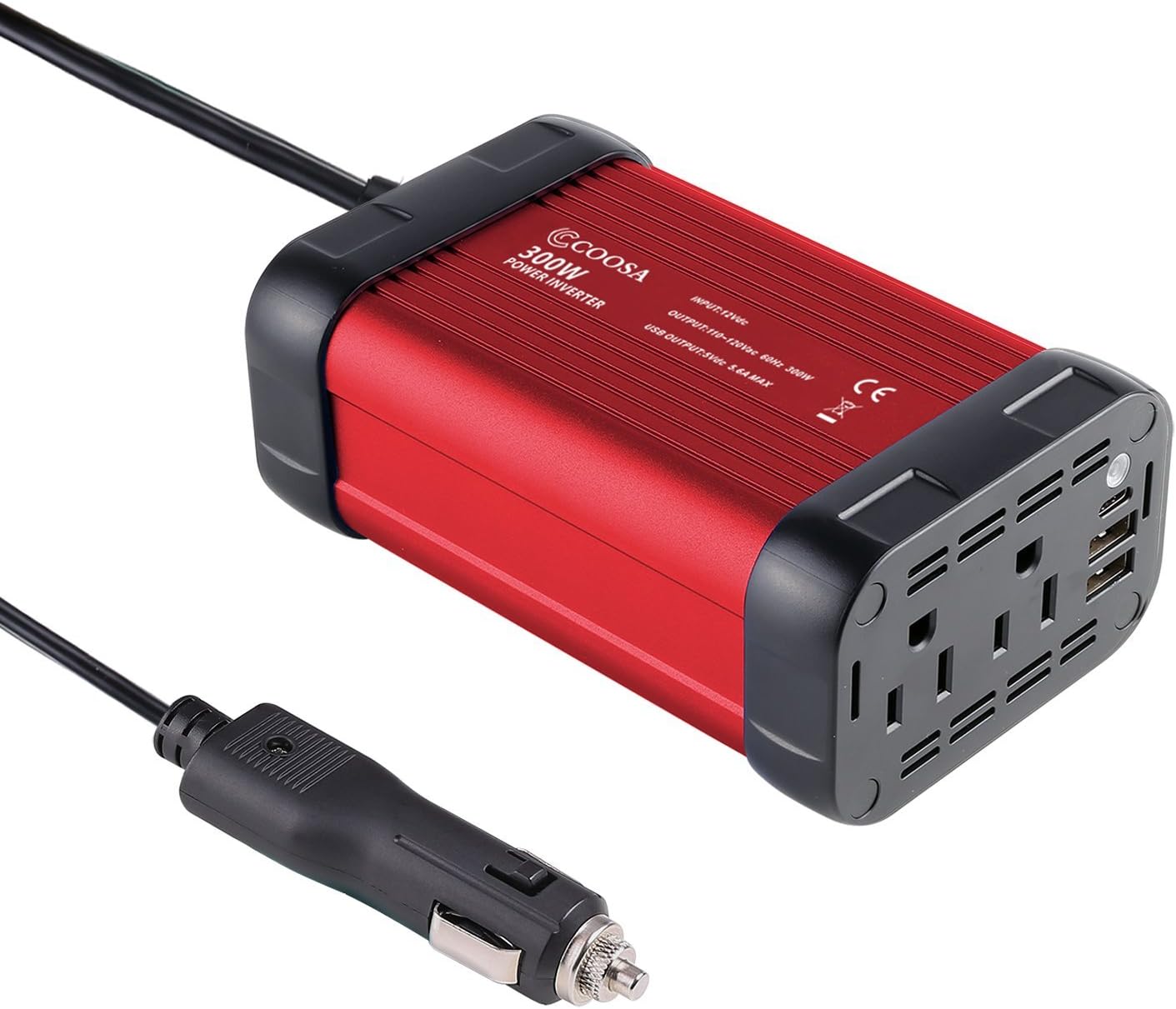 カーインバーター シガーソケット用 増設 2ポート 充電器 電源 Usb 変換 防災グッズ 2口 シガーソケット 車 コンセント Type C カーインバーター シガーソケット用 増設 2ポート 充電器 電源 Usb 変換 防災グッズ 2口 シガーソケット 車 コンセント Type C