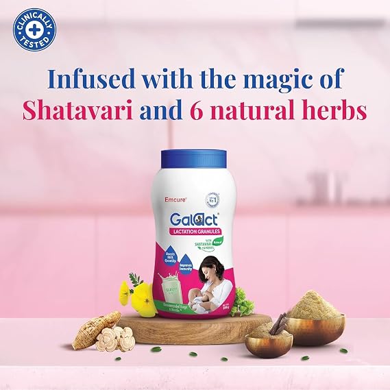 Emcure - Galact Granules- Breast Feeding Supplement Elaichi Flavour 400 g