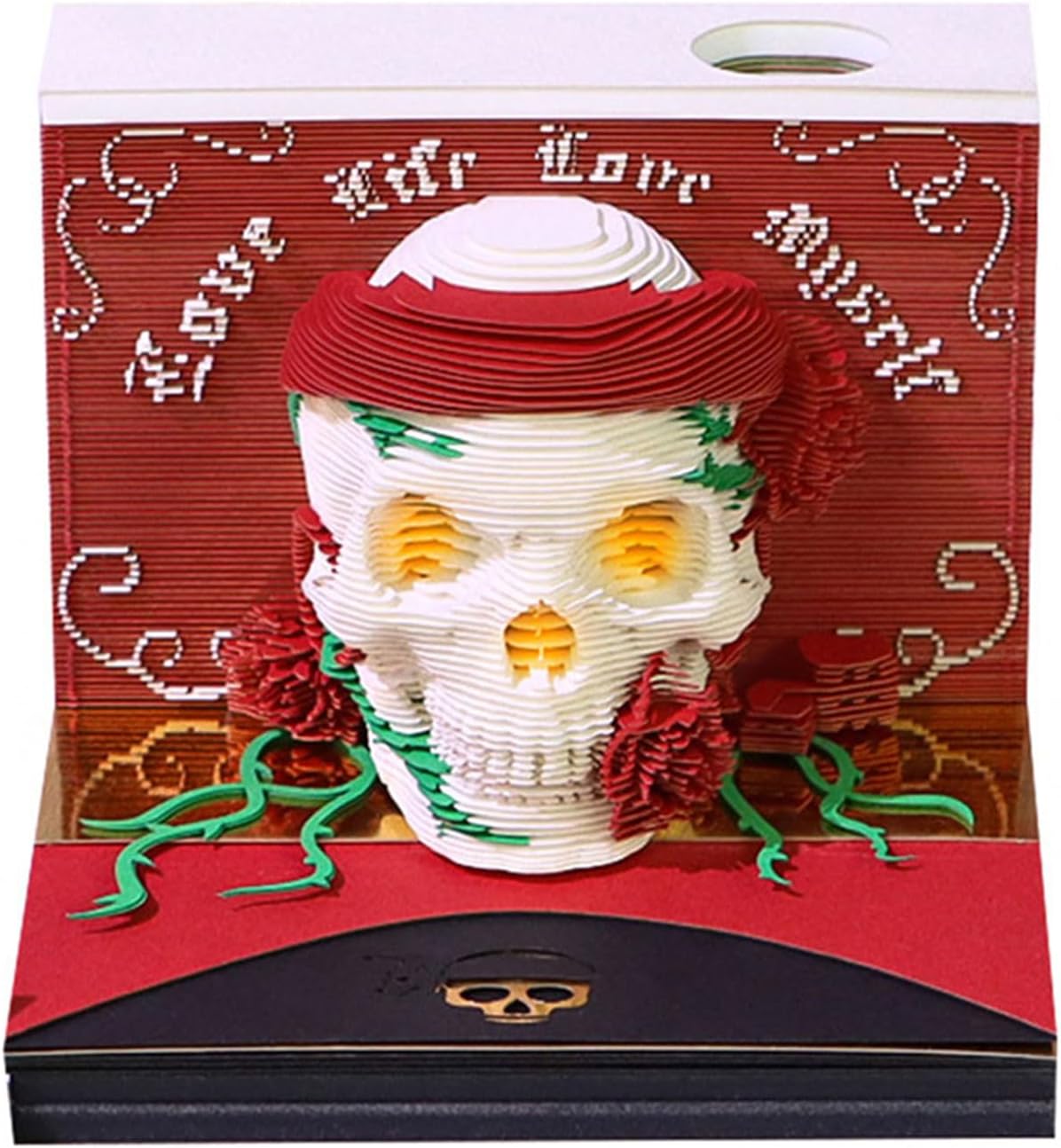 Vingt Vingt Six Calendrier Sculpture en Papier Orienté Halloween Bloc ...