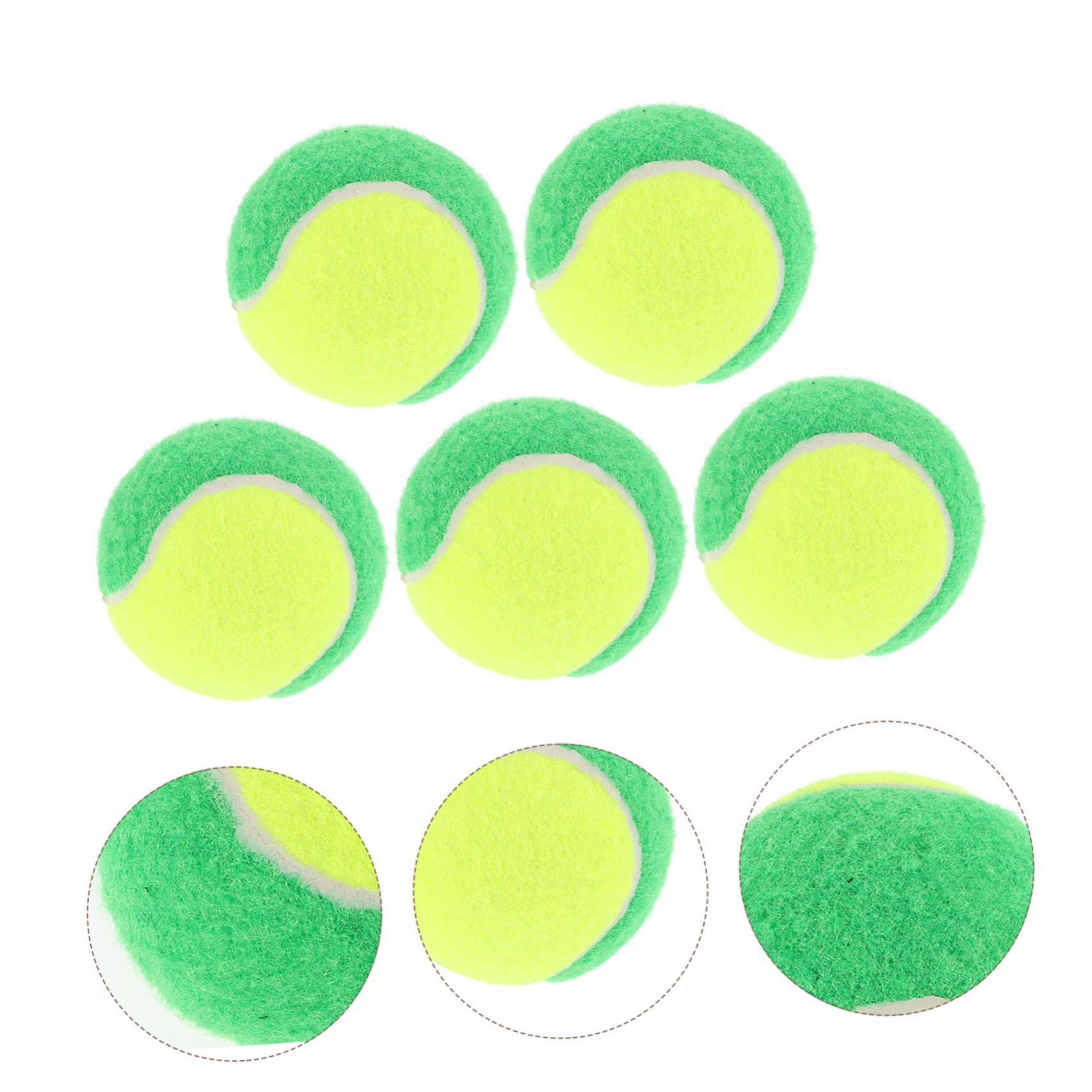 BESPORTBLE 20 Pièces Lot de Balles de Tennis pour Chiens Jouets Entraînement Interactifs pour Chiens Balles à Mâcher