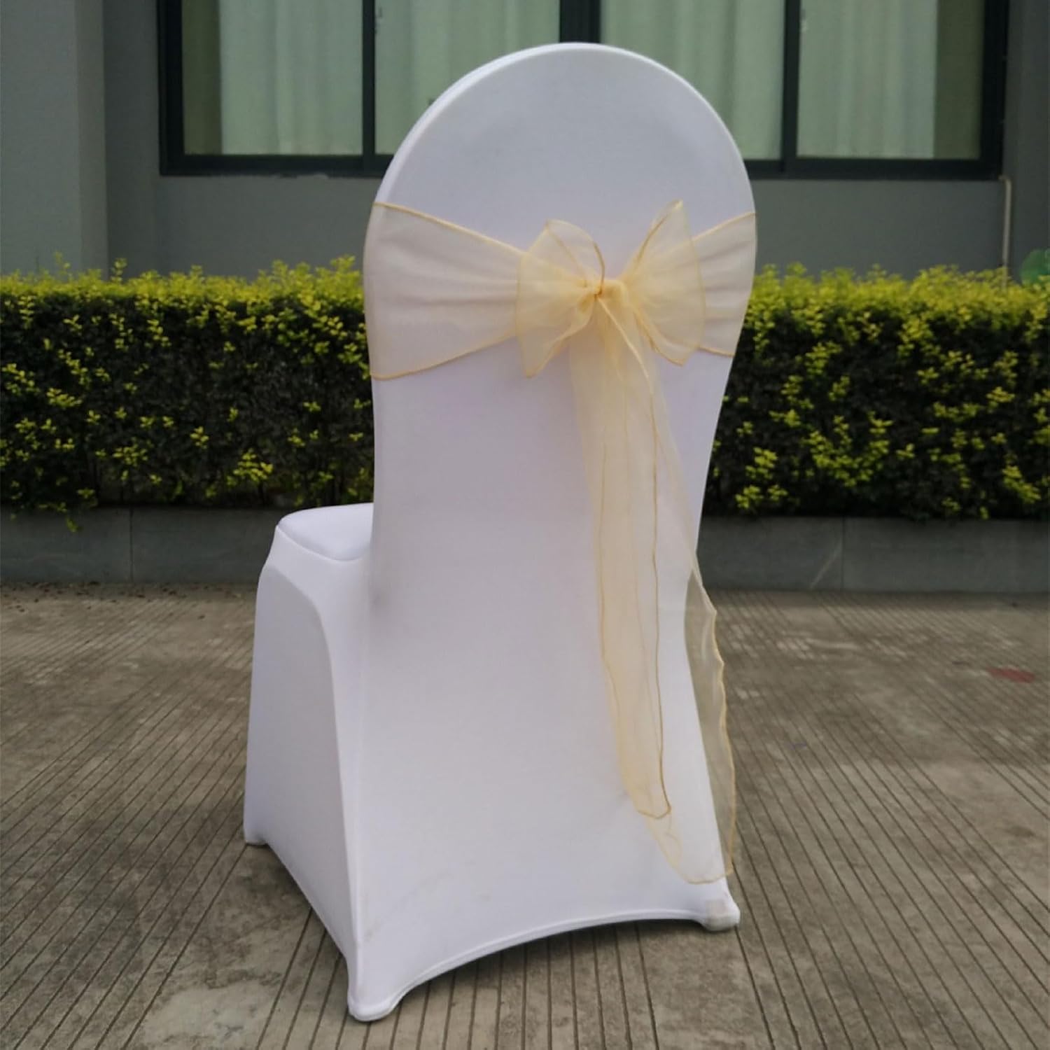 Ribbon Bows, Bows for Chair Colorful Elegant Chair Sashes for Wedding, Party, Birthday, Hotel, Banques Decors 10PCS